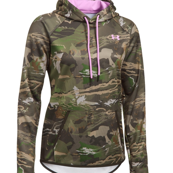 Under Armour Camo Hoodie Size S - Picture 1 of 8